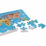 Medinė dėlionė vaikams | 48 detalės | Pasaulio žemėlapis | Puzzle | Classic World CW40017